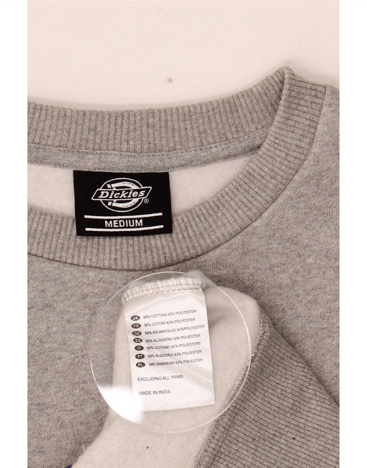 Dickies Herren-Sweatshirt mit Grafik, mittelgrau gefleckte Baumwolle