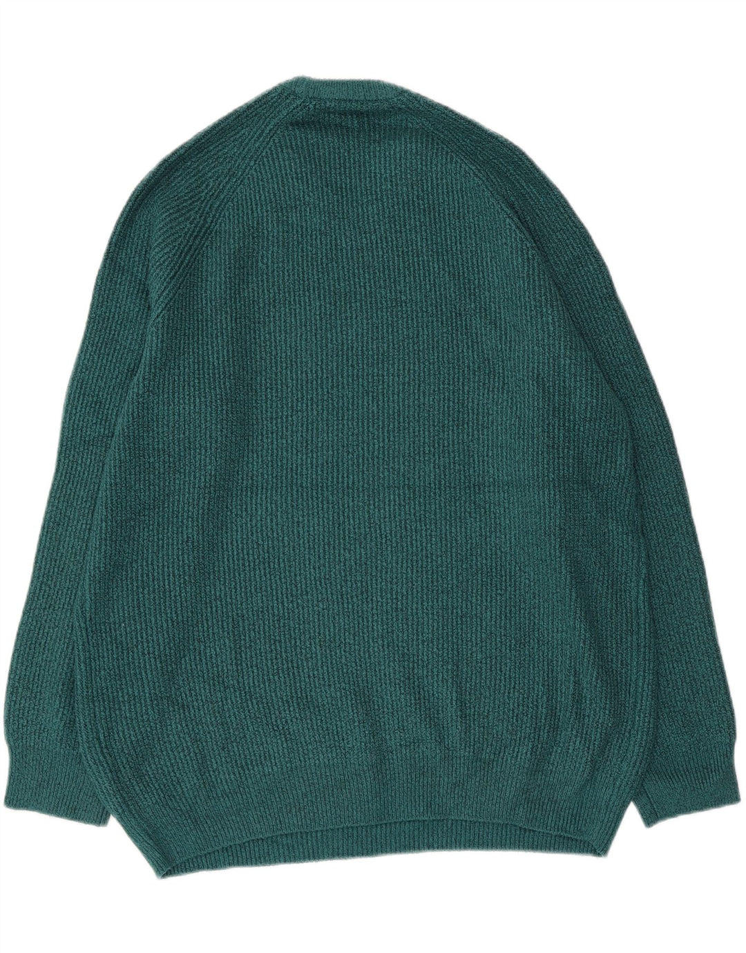 Marks & Spencer Herren-Pullover mit Rundhalsausschnitt, 2XL, grünes Polyamid