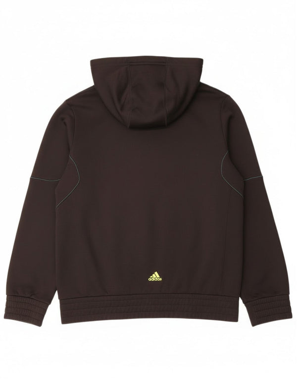 Adidas Jungen Predator Graphic Zip Hoodie Pullover 13–14 Jahre, schwarzes Polyester