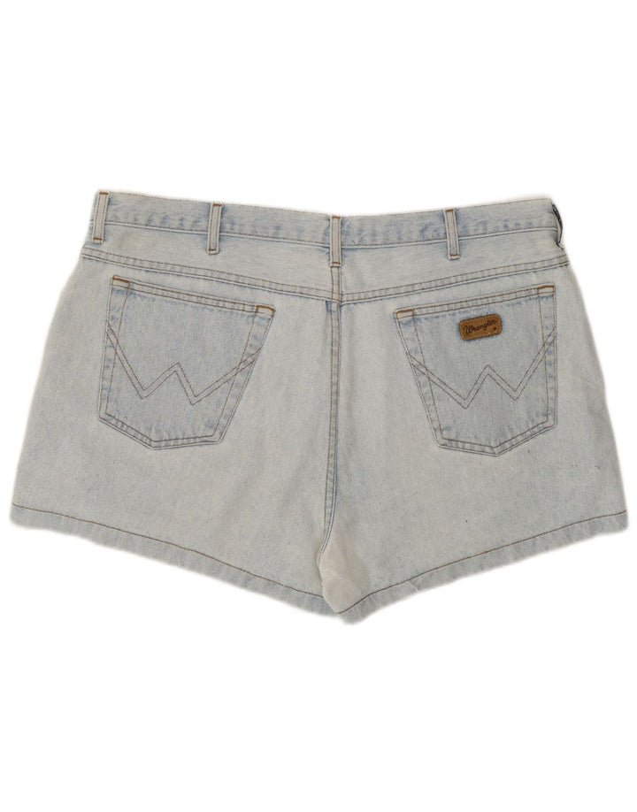 WRANGLER Damen Jeansshorts W40 2XL Blau Baumwolle Western
