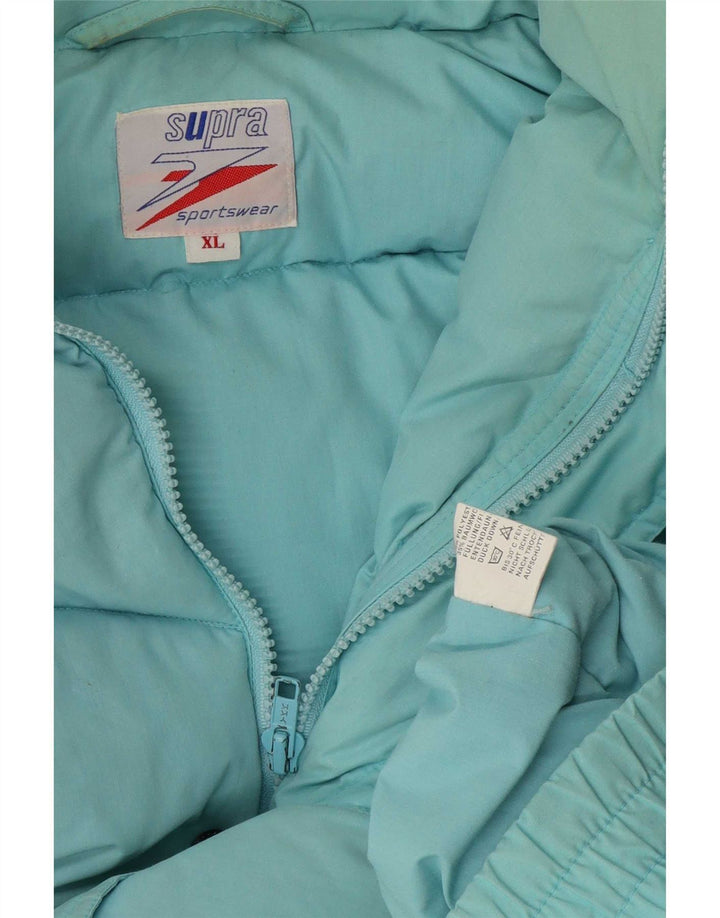 Supra Herren Wattierte Jacke UK 42 XL Blau Polyester