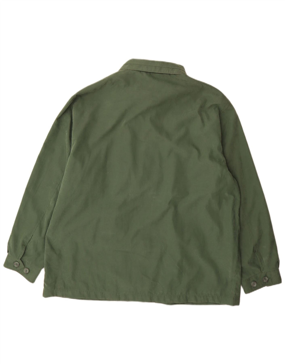 Vintage Herren Utility Jacke UK 50 5XL Grün Polyester