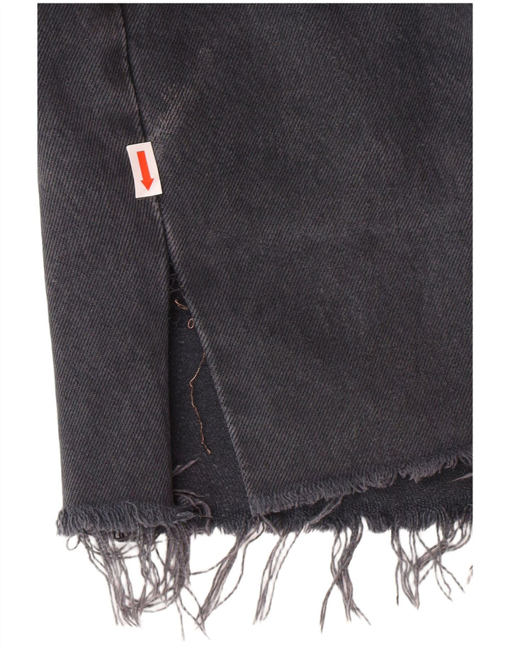 LEVI'S Damen Jeansrock W28 Mittelgrau