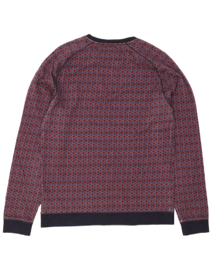Ted Baker Herren-Pullover mit Rundhalsausschnitt, Größe 3, mittelgroß, mehrfarbig, Blumenmuster