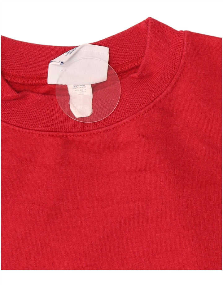 Champion Herren-Sweatshirt, Pullover, Größe S, Burgunderrot, Baumwolle