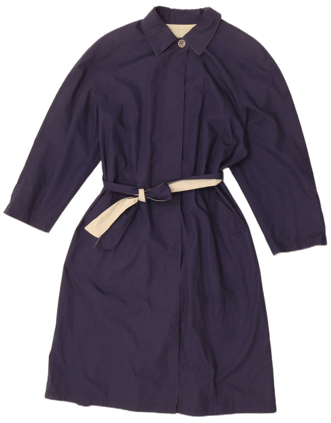 Preca Wendemantel für Damen, EU 42, groß, marineblau, Polyester