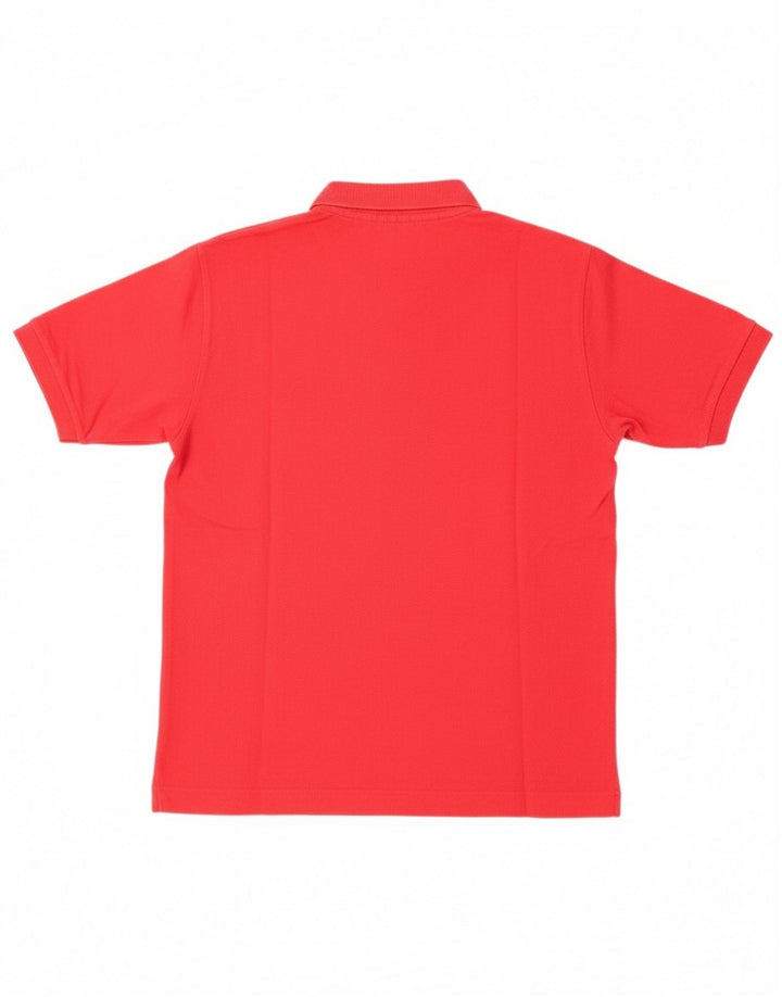 Kappa Herren-Poloshirt, klein, rote Baumwolle