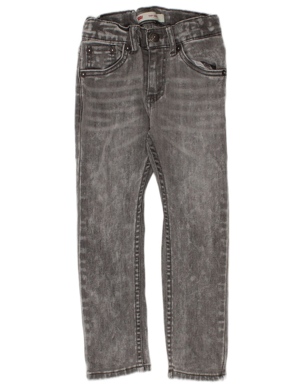Levi's Jungen 510 Skinny Jeans 3–4 Jahre W20 L17 Graue Baumwolle
