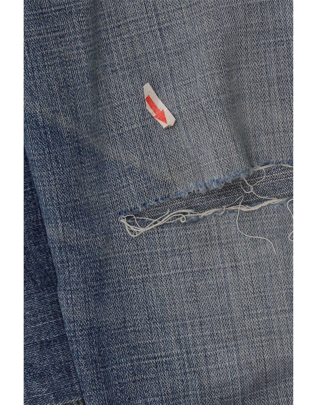 Wrangler Herren Texas Distressed Straight Jeans W40 L32 Blaue Baumwolle