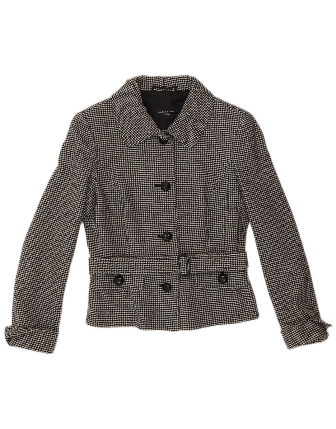 MAX MARA Damen 4-Knopf-2-teiliges Rock-Set UK 10 Small W28 Grau Klassisch