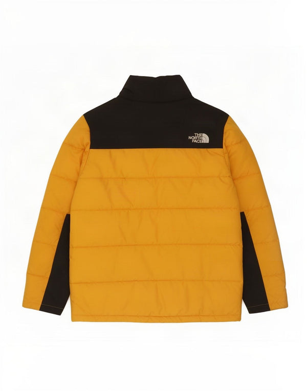 Wattierte Jacke für Jungen von The North Face, 11–12 Jahre, Größe L, Gelb, Farbblock