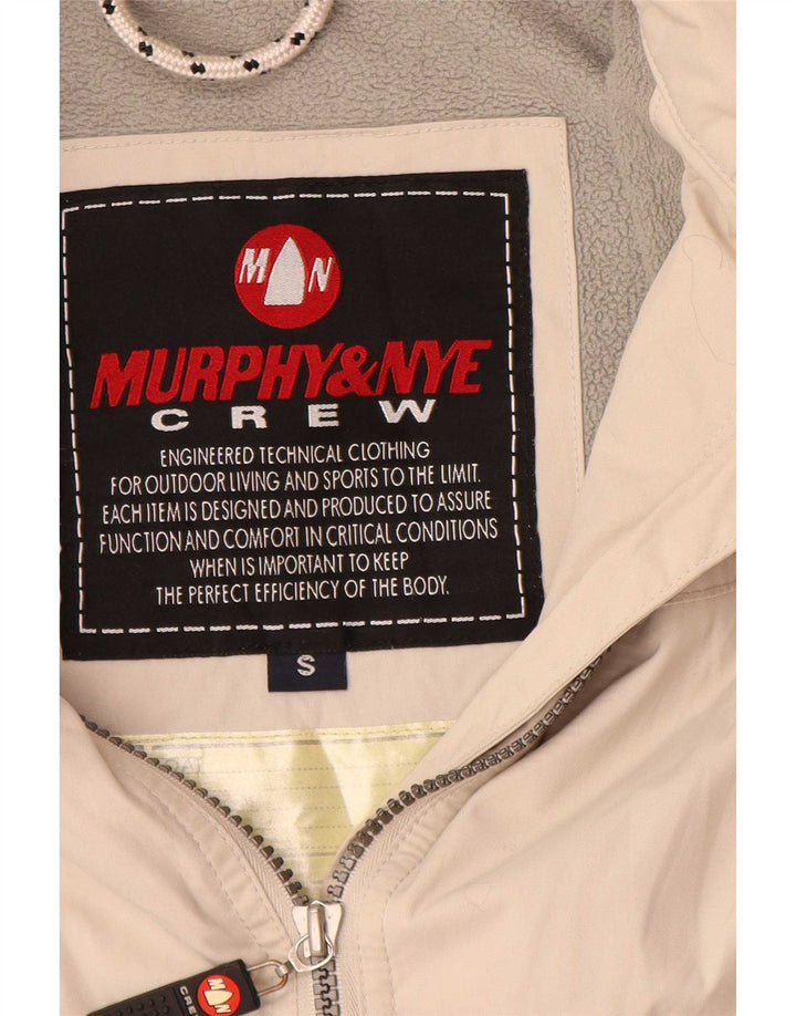 Murphy & Nye Herren Bomberjacke UK 36 Small Off White Polyamid