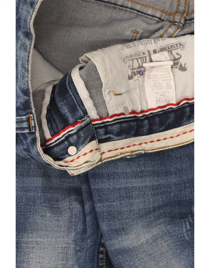 Levi's Damen Slim Jeans W29 L32 Blaue Baumwolle