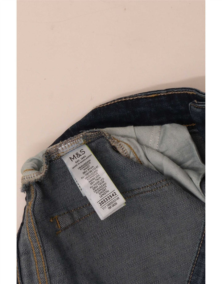 Marks & Spencer Herren Slim Jeans W38 L29 Blaue Baumwolle