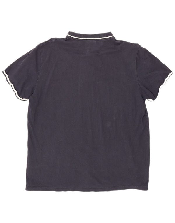 Gant Herren Regular Poloshirt 3XL Marineblau Baumwolle