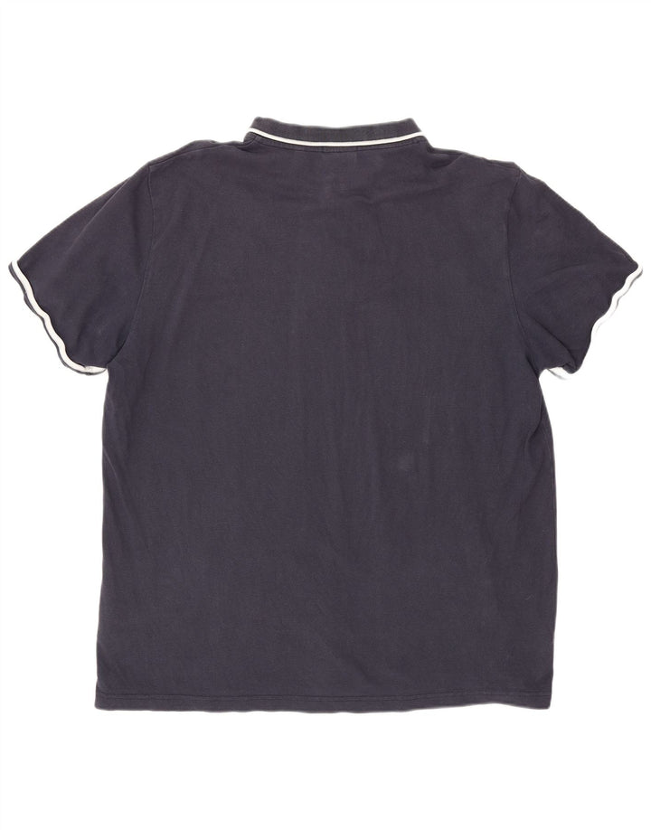 Gant Herren Regular Poloshirt 3XL Marineblau Baumwolle