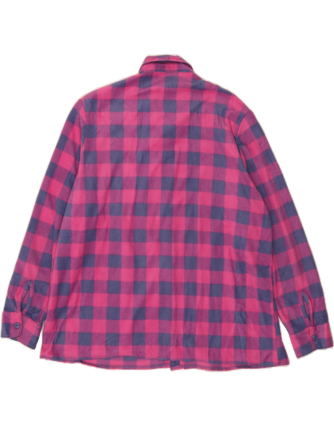 LEE Womens Riders Fleece Shirt UK 20 2XL Pink Check Polyester Vintage Lee and Second-Hand Lee from Messina Hembry 