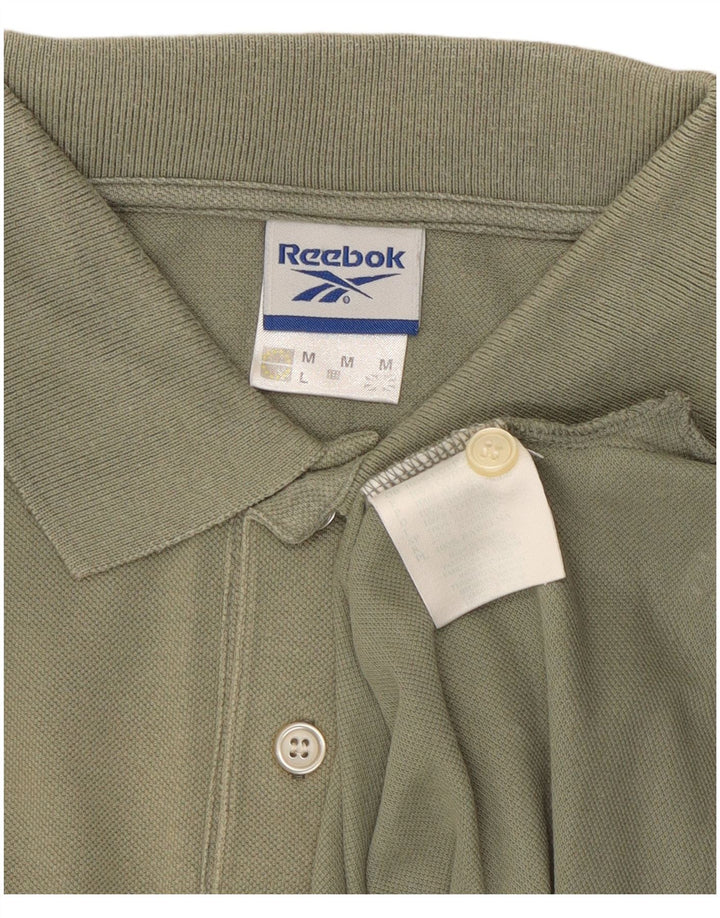 Reebok Herren Poloshirt Medium Khaki Baumwolle