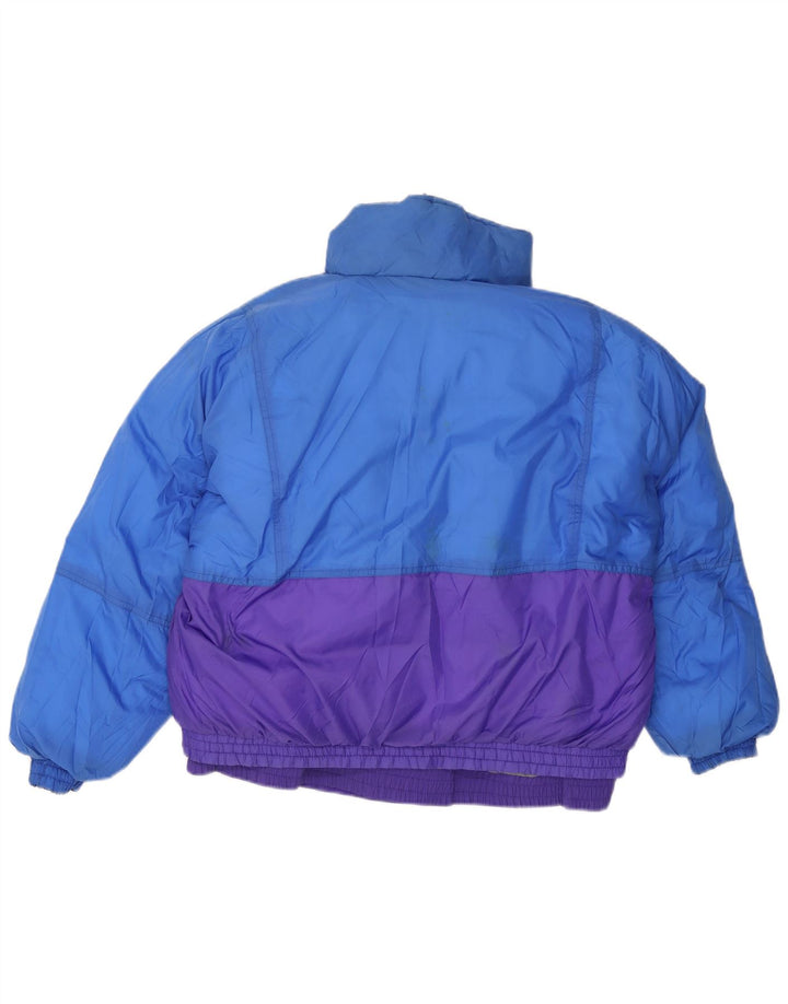 Eddie Bauer Damen Übergroße, wattierte Jacke mit Kapuze, UK 16, Größe L, Lila