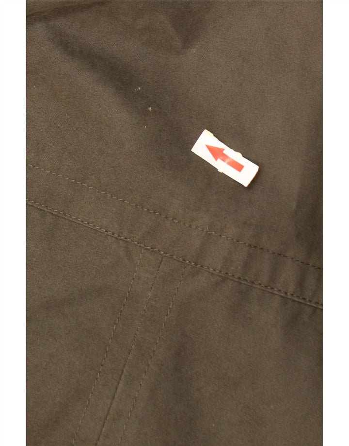 Ted Baker Herren-Bomberjacke, Größe 3, mittlere Khaki-Baumwolle