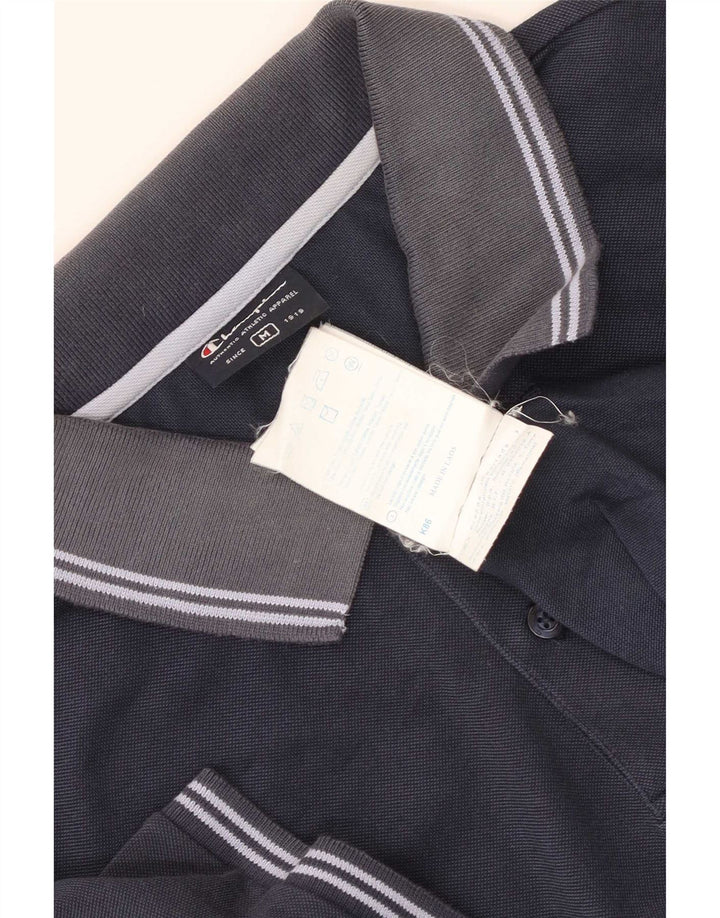 Champion Herren-Poloshirt, mittelmarineblaue Baumwolle