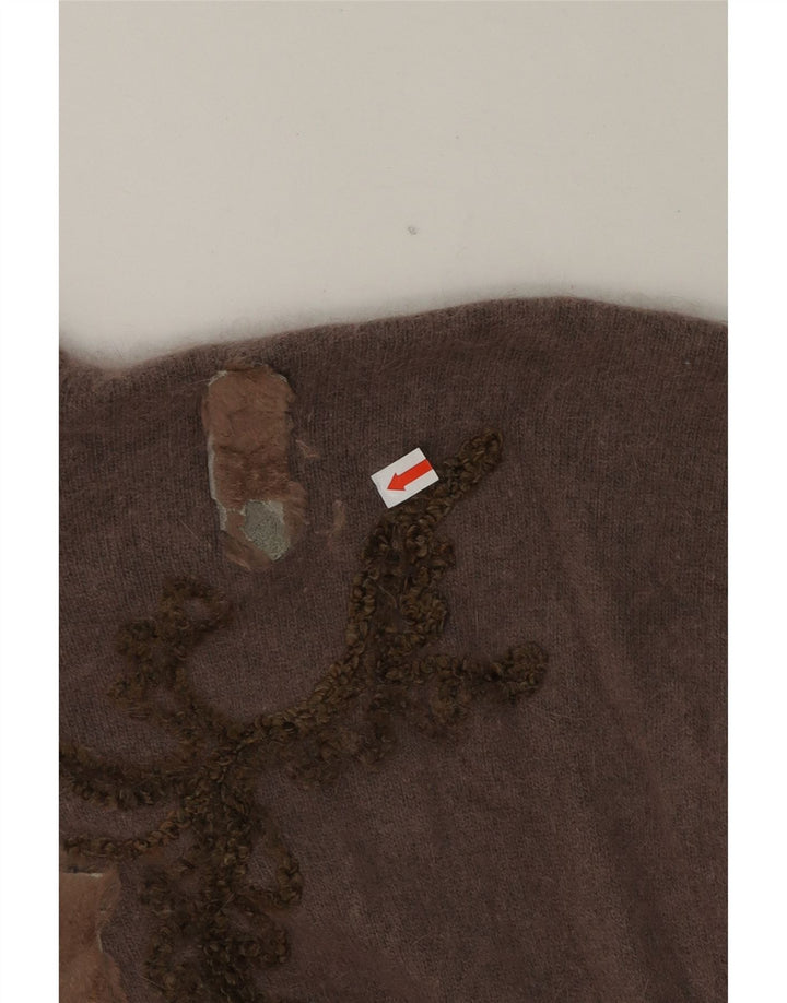 VINTAGE Womens Turtle Neck Jumper Sweater IT 56 2XL Brown Vintage Vintage and Second-Hand Vintage from Messina Hembry 