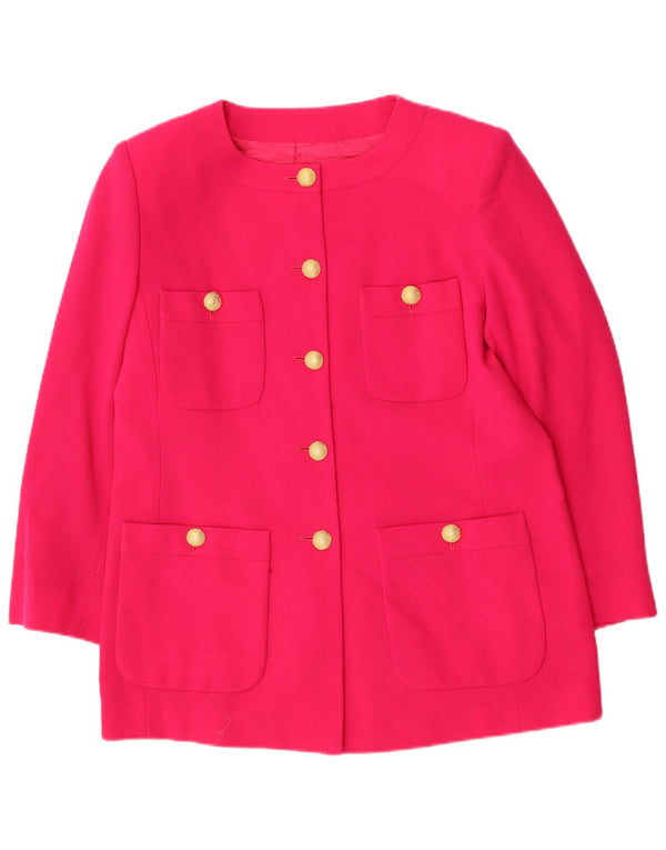 Marina Rinaldi Damen 5-Knopf-2-teiliges Rock-Set, Größe 19, S, W32, Rosa