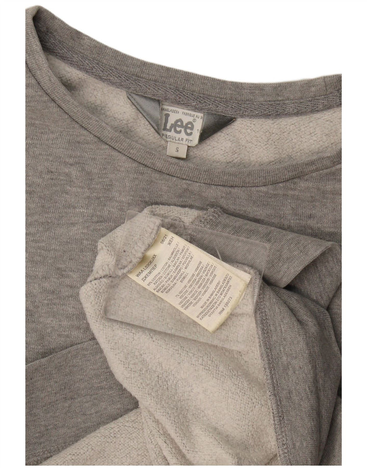 Lee Damen-Sweatshirt mit regulärer Passform, übergroß, Größe S, Grau, Baumwolle