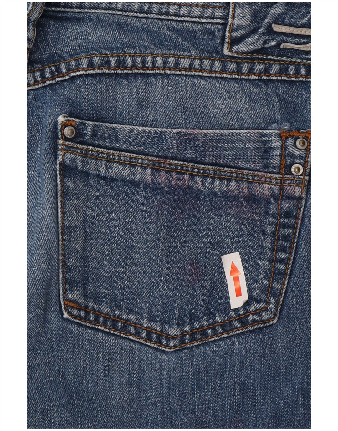 Diesel Damen Bootcut Jeans W28 L30 Blaue Baumwolle