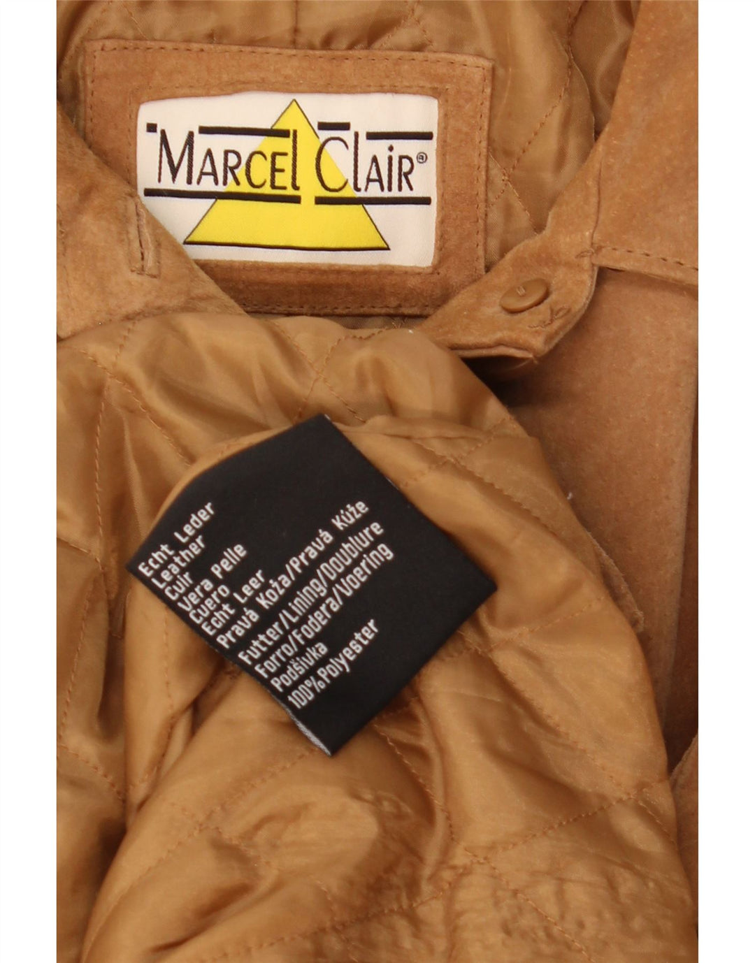 Marcel Clair Damen Wildlederjacke UK 14 Großes braunes Leder