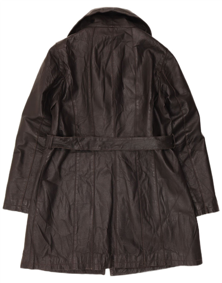 Conbipel Damen Ledermantel IT 48 XL Schwarzes Leder