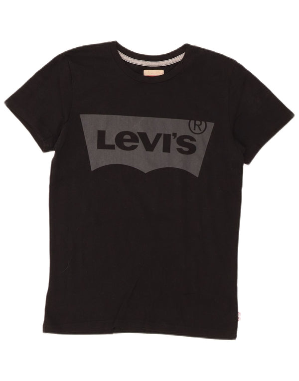 Levi's Mädchen-T-Shirt mit Grafik, 13–14 Jahre, Schwarz
