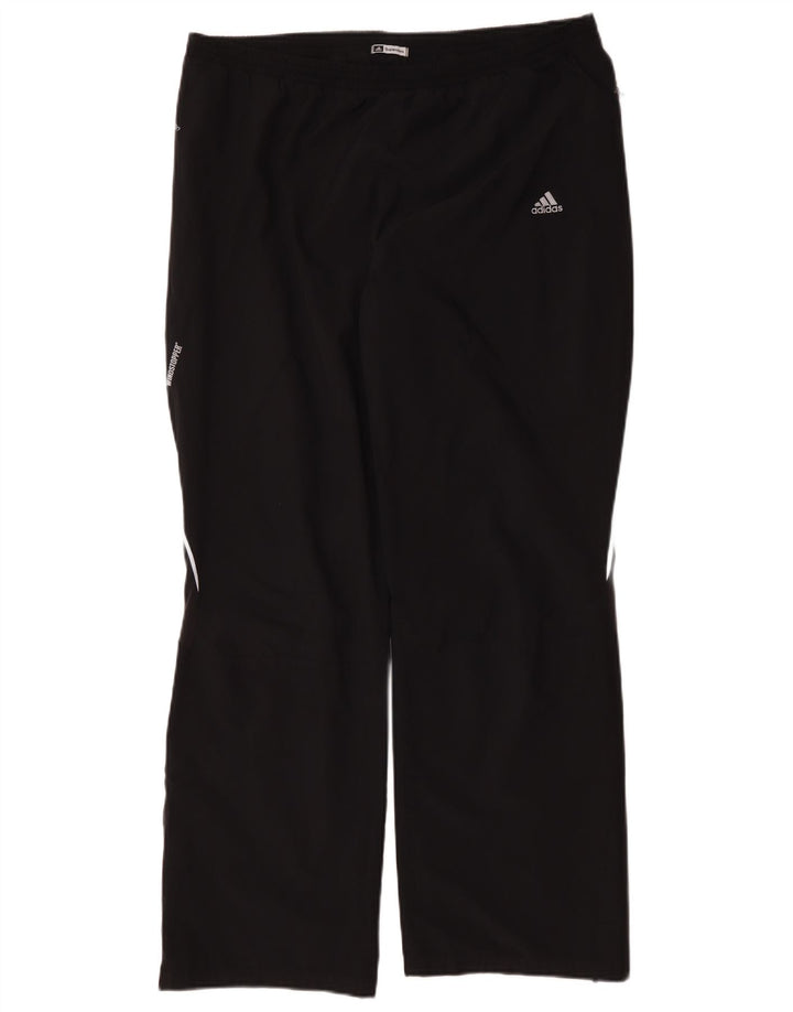 Adidas Damen Trainingshose UK 18 XL Schwarz Polyester