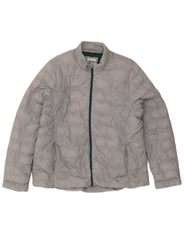 Weird Fish Damen Wattierte Jacke UK 18 XL Blaues Nylon