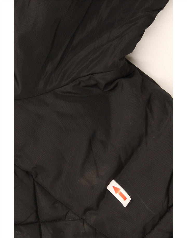 Marks & Spencer Damen Wattierte Jacke UK 22 3XL Schwarz Polyester