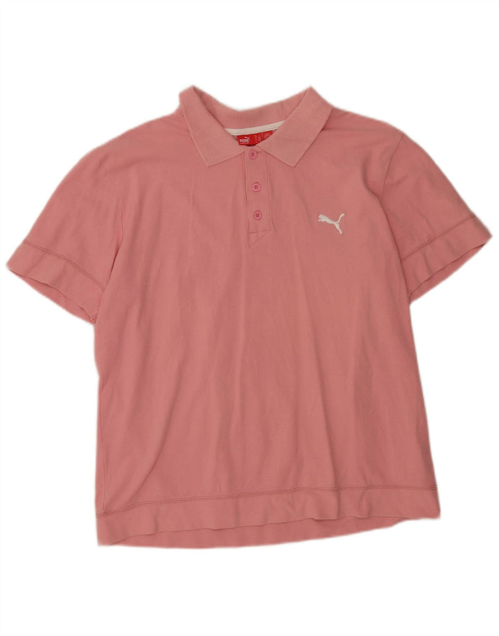 Puma Herren Poloshirt Mittelrosa Baumwolle