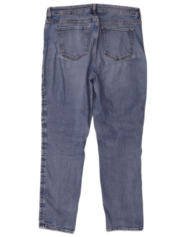Marks & Spencer Damen The Sienna Straight Jeans UK 16 Large W34 L29 Blau