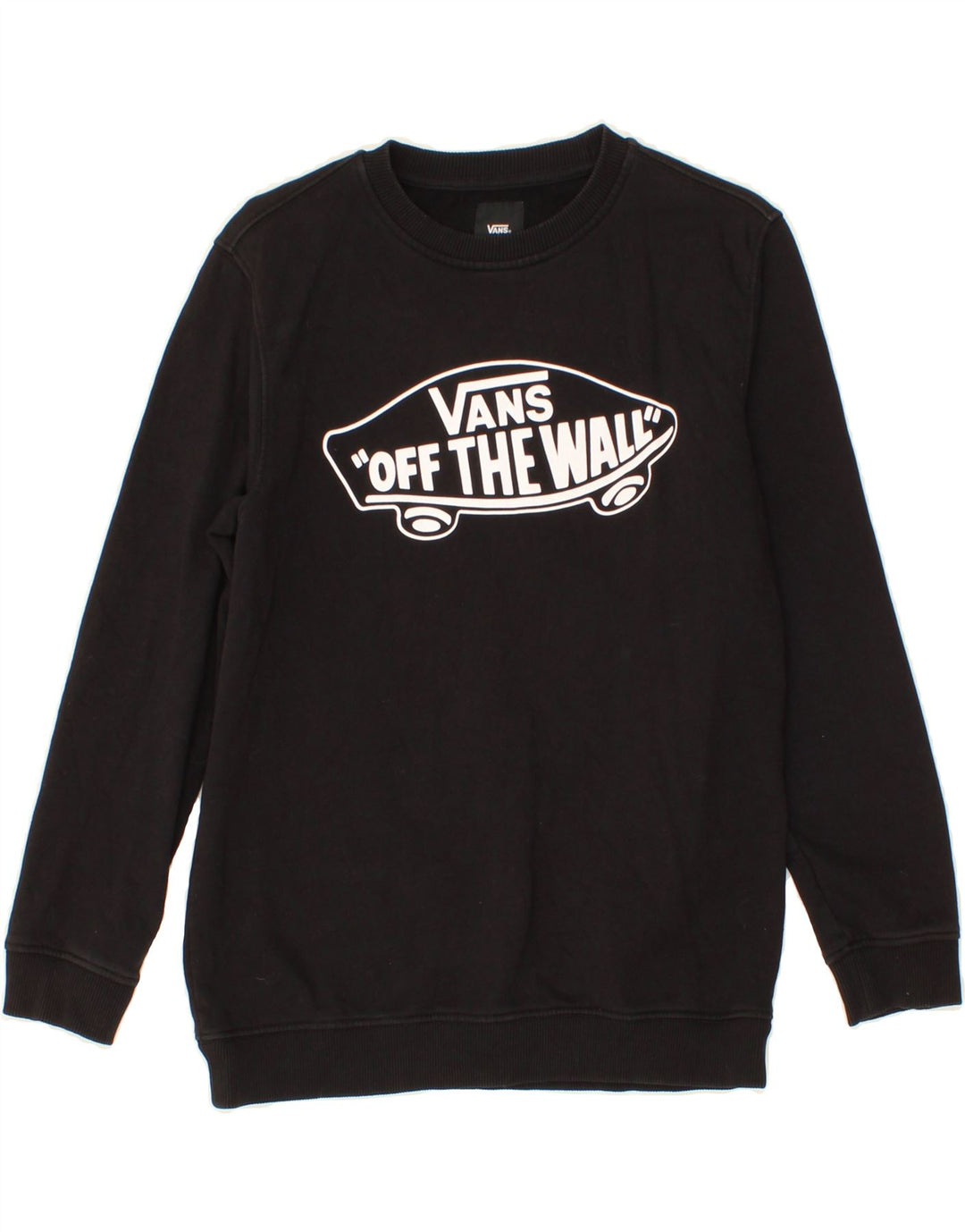 VANS Jungen-Sweatshirt mit Grafik, 12–13 Jahre, Größe L, Schwarz