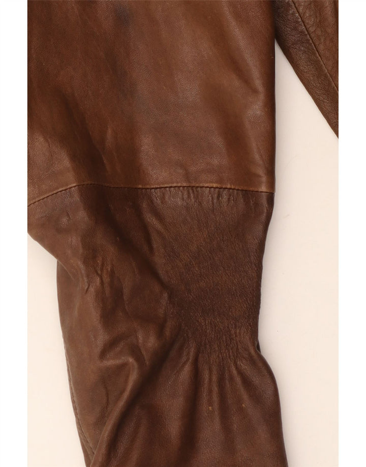 Conbipel Herren Lederjacke IT 54 2XL Braunes Leder