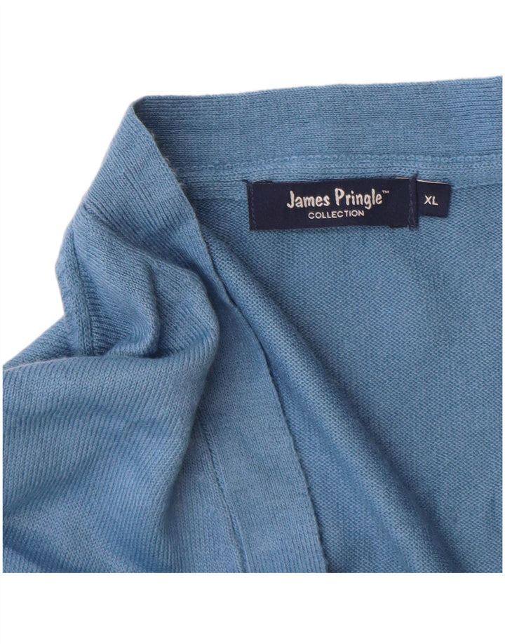 James Pringle Herren Strickjacke XL Blau