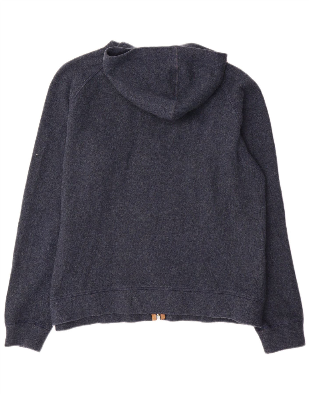 Woolrich Herren-Kapuzenpullover mit grafischem Reißverschluss, 2XL, marineblaue Wolle