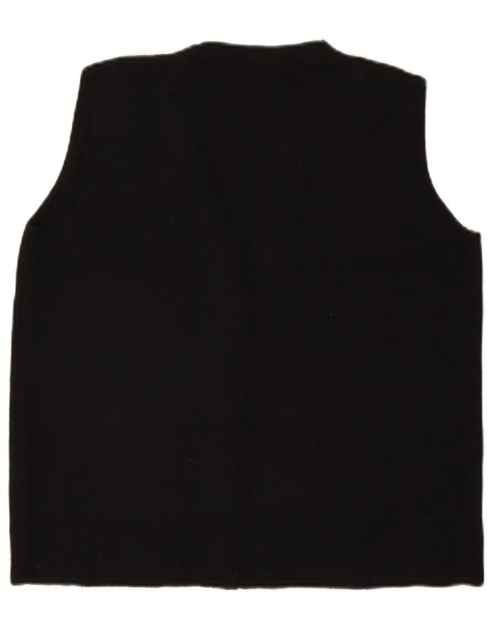 Marks & Spencer Damen-Cardigan, ärmellos, Gr. 12, mittelschwarz
