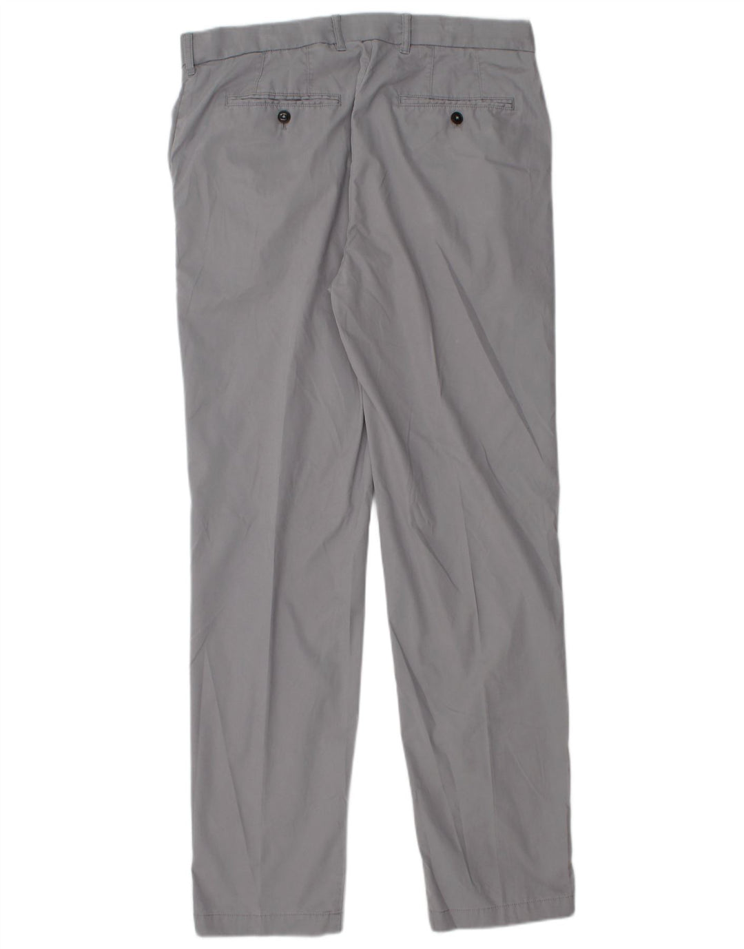 Marks & Spencer Herren Blue Harbor Regular Fit Chinohose W34 L33 Grau