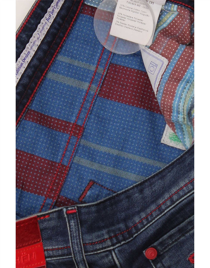 Jacob Cohen Damen Slim Jeans W34 L31 Blaue Baumwolle