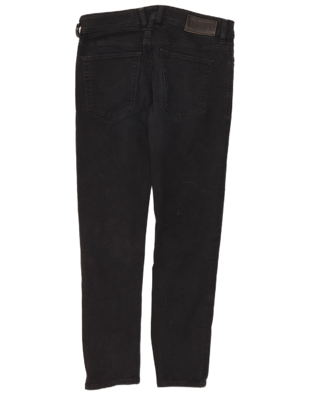 DIESEL Damen Slim Jeans W30 L27 Schwarze Baumwolle