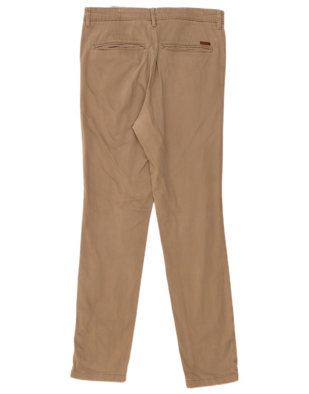 JACK & JONES Herren gerade Chinohose W30 L32 Beige Baumwolle