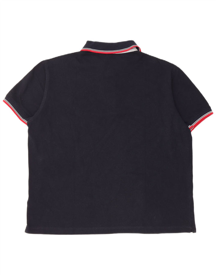 NAVIGARE Herren Poloshirt 3XL Marineblau Baumwolle