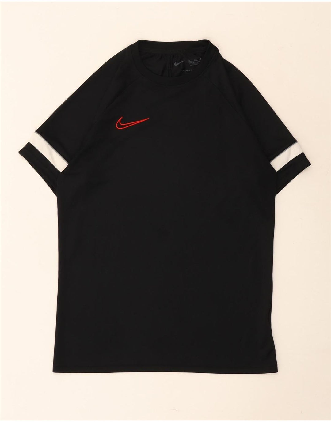 Nike Herren Dri Fit T-Shirt Top Medium Schwarz Farbblock