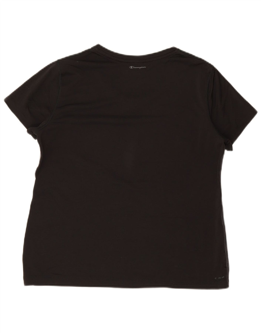 CHAMPION Damen T-Shirt Top UK 16 Large Schwarz