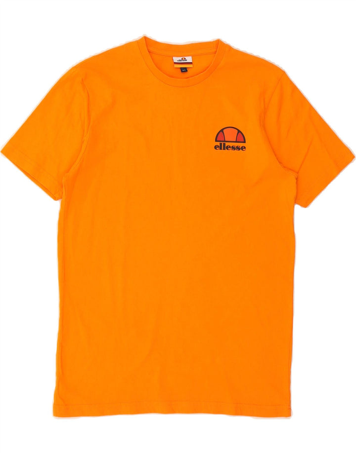 ELLESSE Mens T-Shirt Top Small Orange Cotton Vintage Ellesse and Second-Hand Ellesse from Messina Hembry 